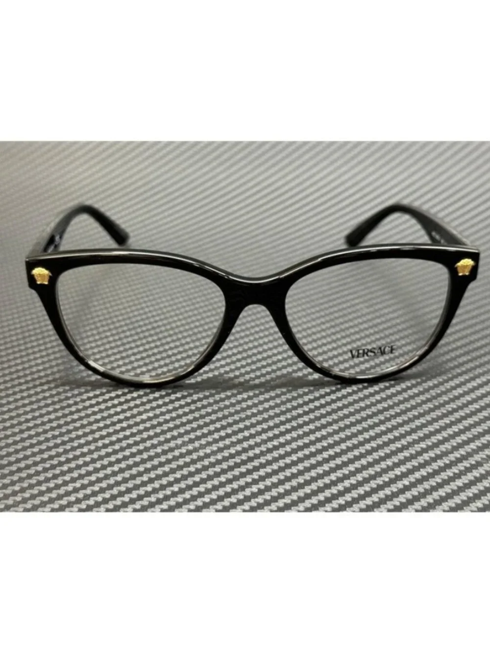 New Versace Women Black Eyeglasses 54-17-145